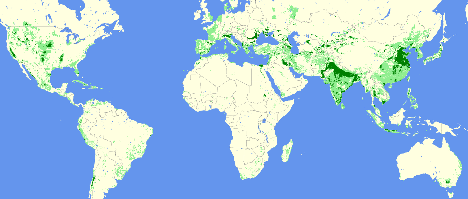 Irrigation map